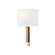 Hamilton ADA 1-Light Wall Sconce (254|FAB-4332-WHTE-BRSS)
