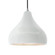 Large Droplet LED Pendant (254|CER-6565-WHT-NCKL-BKCD-LED1-700)