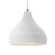 Large Droplet 1-Light Pendant (254|CER-6565-WHT-ABRS-BEIG-TWST-LED1-700)