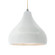 Large Droplet 1-Light Pendant (254|CER-6565-WHT-NCKL-BEIG-TWST)