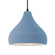 Large Droplet LED Pendant (254|CER-6565-SKBL-MBLK-BKCD-LED1-700)