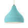 Large Droplet 1-Light Pendant (254|CER-6565-RFPL-MBLK-BEIG-TWST)
