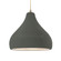 Large Droplet 1-Light Pendant (254|CER-6565-PWGN-ABRS-BEIG-TWST)