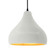 Large Droplet LED Pendant (254|CER-6565-MTGD-MBLK-BKCD-LED1-700)
