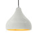 Large Droplet 1-Light Pendant (254|CER-6565-MTGD-NCKL-BKCD)