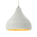 Large Droplet 1-Light Pendant (254|CER-6565-MTGD-NCKL-BEIG-TWST)
