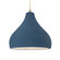 Large Droplet 1-Light Pendant (254|CER-6565-MDMT-ABRS-BEIG-TWST-LED1-700)