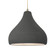 Large Droplet 1-Light Pendant (254|CER-6565-GRY-ABRS-BEIG-TWST)