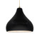Large Droplet 1-Light Pendant (254|CER-6565-CRB-ABRS-BEIG-TWST)