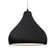 Large Droplet 1-Light Pendant (254|CER-6565-BLK-MBLK-BEIG-TWST-LED1-700)