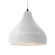 Large Droplet 1-Light Pendant (254|CER-6565-BIS-MBLK-BEIG-TWST-LED1-700)