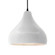 Large Droplet 1-Light Pendant (254|CER-6565-BIS-MBLK-BKCD)