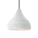 Medium Droplet 1-Light Pendant (254|CER-6563-WTWT-NCKL-RIGID-LED1-700)