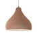Large Droplet 1-Light Pendant (254|CER-6565-ADOB-ABRS-BEIG-TWST)