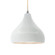 Medium Droplet 1-Light Pendant (254|CER-6563-WTWT-NCKL-BEIG-TWST)