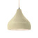 Medium Droplet 1-Light Pendant (254|CER-6563-VAN-NCKL-BEIG-TWST-LED1-700)