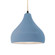 Medium Droplet 1-Light Pendant (254|CER-6563-SKBL-MBLK-BEIG-TWST-LED1-700)