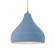 Medium Droplet 1-Light Pendant (254|CER-6563-SKBL-ABRS-BEIG-TWST-LED1-700)