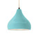 Medium Droplet 1-Light Pendant (254|CER-6563-RFPL-MBLK-BEIG-TWST)