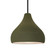 Medium Droplet 1-Light Pendant (254|CER-6563-MGRN-MBLK-RIGID-LED1-700)