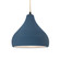Medium Droplet 1-Light Pendant (254|CER-6563-MDMT-MBLK-BEIG-TWST-LED1-700)
