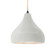 Medium Droplet 1-Light Pendant (254|CER-6563-MAT-MBLK-BEIG-TWST)