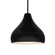 Medium Droplet 1-Light Pendant (254|CER-6563-CRB-MBLK-RIGID)