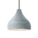 Medium Droplet 1-Light Pendant (254|CER-6563-CONC-NCKL-RIGID)