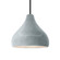 Medium Droplet 1-Light Pendant (254|CER-6563-CONC-MBLK-RIGID)
