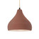 Medium Droplet 1-Light Pendant (254|CER-6563-CLAY-MBLK-BEIG-TWST-LED1-700)