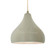 Medium Droplet 1-Light Pendant (254|CER-6563-CKC-ABRS-BEIG-TWST-LED1-700)