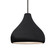 Medium Droplet 1-Light Pendant (254|CER-6563-BLK-NCKL-RIGID-LED1-700)
