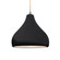 Medium Droplet 1-Light Pendant (254|CER-6563-BKMT-NCKL-BEIG-TWST)