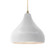 Medium Droplet 1-Light Pendant (254|CER-6563-BIS-ABRS-BEIG-TWST-LED1-700)