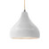 Medium Droplet 1-Light Pendant (254|CER-6563-BIS-NCKL-BEIG-TWST)