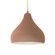 Medium Droplet 1-Light Pendant (254|CER-6563-ADOB-NCKL-BEIG-TWST)