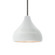 Small Droplet 1-Light Pendant (254|CER-6560-WHT-NCKL-RIGID-LED1-700)
