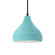 Small Droplet LED Pendant (254|CER-6560-RFPL-MBLK-BKCD-LED1-700)