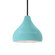 Small Droplet 1-Light Pendant (254|CER-6560-RFPL-MBLK-RIGID)