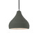 Small Droplet 1-Light Pendant (254|CER-6560-PWGN-NCKL-BKCD)