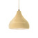 Small Droplet 1-Light Pendant (254|CER-6560-MYLW-ABRS-BEIG-TWST-LED1-700)