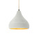 Small Droplet 1-Light Pendant (254|CER-6560-MTGD-NCKL-BEIG-TWST)