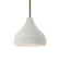Small Droplet 1-Light Pendant (254|CER-6560-MAT-NCKL-RIGID-LED1-700)