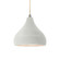 Small Droplet 1-Light Pendant (254|CER-6560-MAT-NCKL-BEIG-TWST-LED1-700)