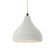 Small Droplet 1-Light Pendant (254|CER-6560-MAT-MBLK-BEIG-TWST-LED1-700)