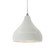 Small Droplet 1-Light Pendant (254|CER-6560-MAT-ABRS-BEIG-TWST-LED1-700)