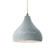 Small Droplet 1-Light Pendant (254|CER-6560-CONC-NCKL-BEIG-TWST-LED1-700)