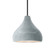 Small Droplet 1-Light Pendant (254|CER-6560-CONC-MBLK-RIGID)