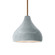 Small Droplet 1-Light Pendant (254|CER-6560-CONC-ABRS-RIGID)