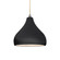 Small Droplet 1-Light Pendant (254|CER-6560-BKMT-NCKL-BEIG-TWST-LED1-700)
